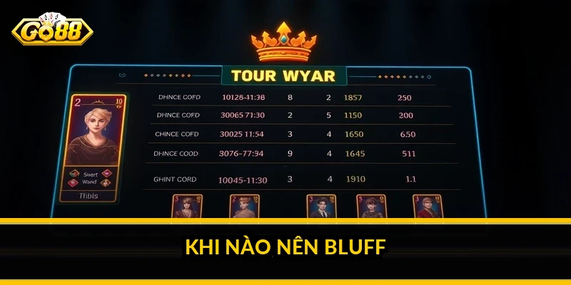 Kinh nghiệm bluff poker: khi nào nên và không nên tháu cáy Khi nào nên bluff